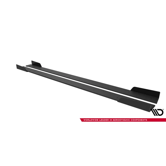 Street Pro Side Skirts Diffusers + Flaps Mitsubishi Lancer EVO X
