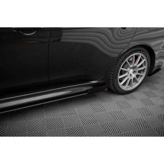 Street Pro Side Skirts Diffusers + Flaps Mitsubishi Lancer EVO X