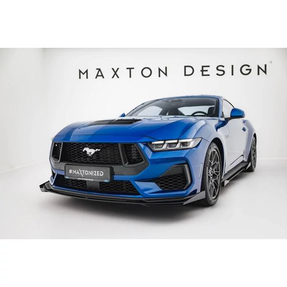 Street Pro Első Splitter + Flaps Ford Mustang GT Mk7