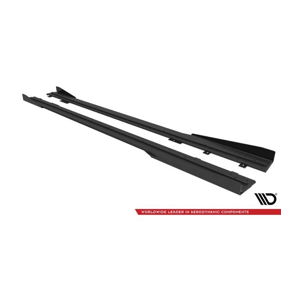 Street Pro Side Skirts Diffusers + Flaps Ford Mustang GT Mk7
