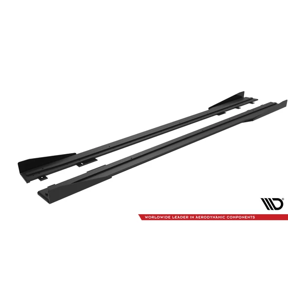 Street Pro Side Skirts Diffusers + Flaps Ford Mustang GT Mk7