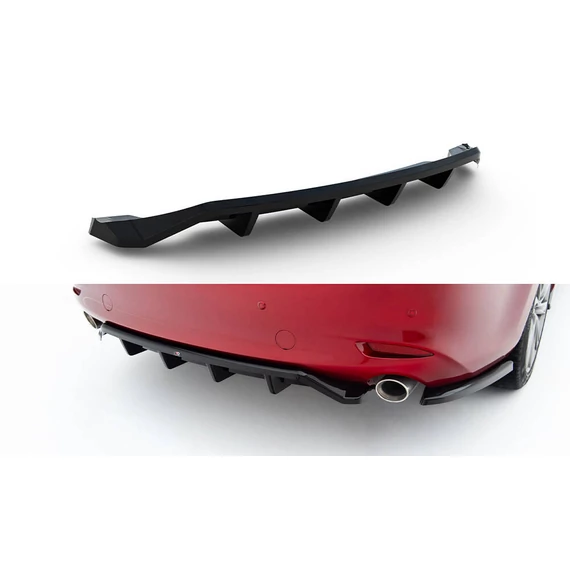 Rear Splitter (with vertical bars) Mazda 6 Sedan Mk3 Facelift