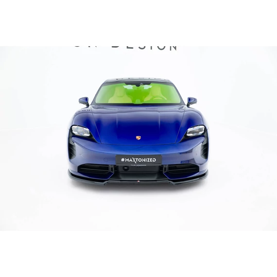 Első Splitter Porsche Taycan Turbo S Mk1