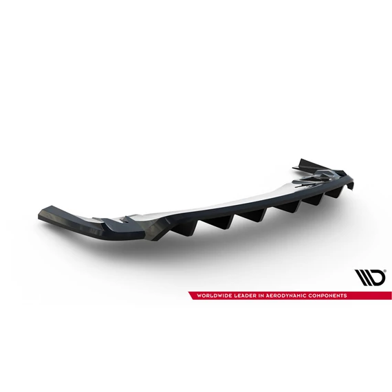 Rear Splitter (with vertical bars) Porsche Taycan Turbo S Mk1