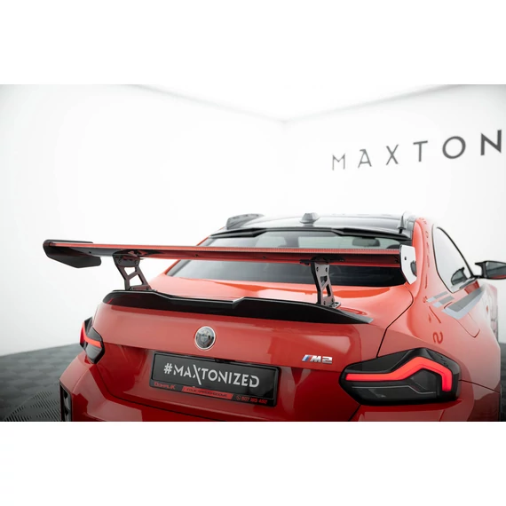 Carbon Spoiler With Internal Brackets Uprights + LED BMW M2 G87
