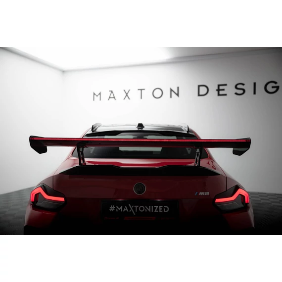 Carbon Spoiler With Internal Brackets Uprights + LED BMW M2 G87