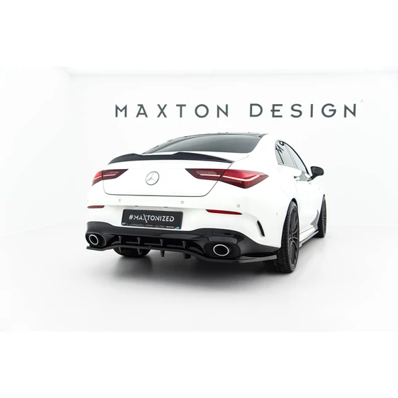 Rear Splitter (with vertical bars) Mercedes-AMG CLA 35  / 45  Coupe / Shooting Brake C118 Facelift / X118 Facelift