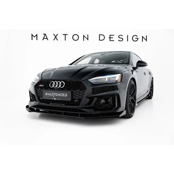 Street Pro Első Splitter + Flaps Audi RS5 Coupe / Sportback F5