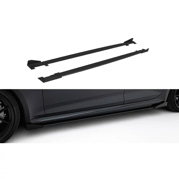 Street Pro Side Skirts Diffusers + Flaps Audi RS5 Sportback F5