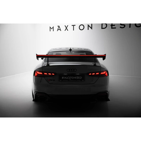 Carbon Spoiler With Upper Swan Mounting + LED Audi A5 / A5 S-Line / S5 / RS5 Coupe F5 / F5 Facelift