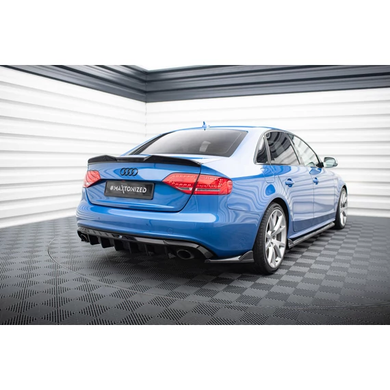 Hátsó Diffúzorok Audi A4 S-Line Sedan / Avant B8 (Version with single exhaust tips on both sides)