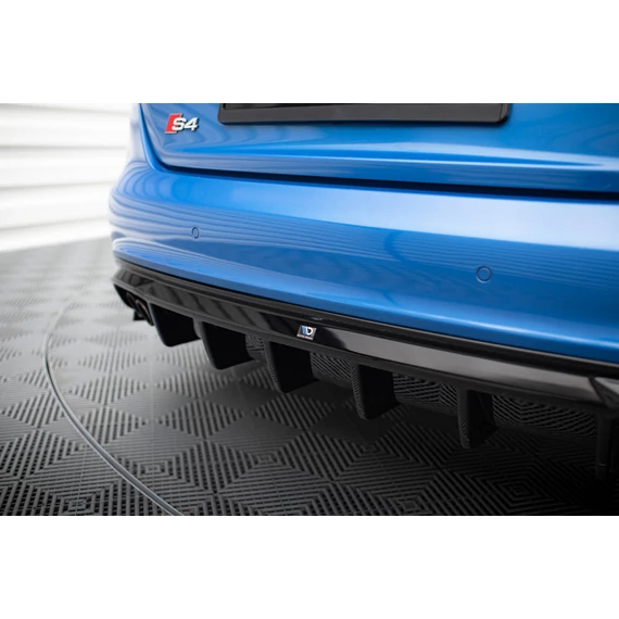 Hátsó Diffúzorok Audi A4 S-Line Sedan / Avant B8 (Version with dual exhaust tips on one side)