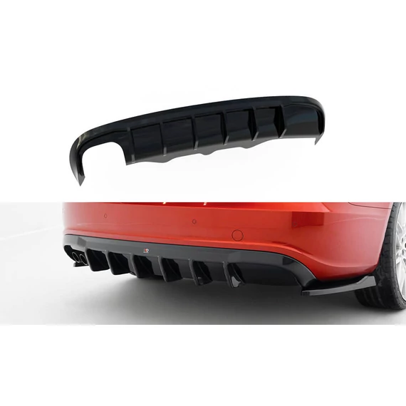 Hátsó Diffúzorok Audi A5 S-Line Sportback 8T (Version with dual exhaust tips on one side)