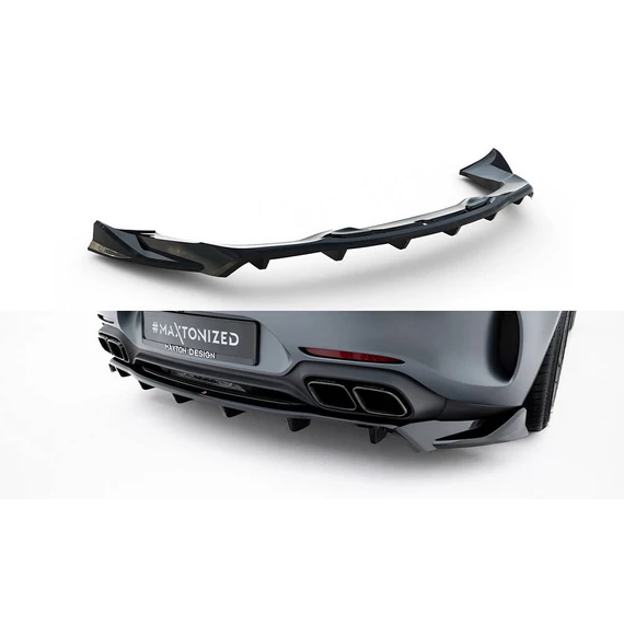Rear Splitter (with vertical bars) Mercedes-AMG GT C C190 Facelift
