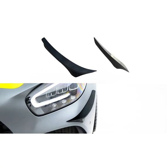 Front Bumper Wings (Canards) Mercedes-AMG GT C C190 Facelift