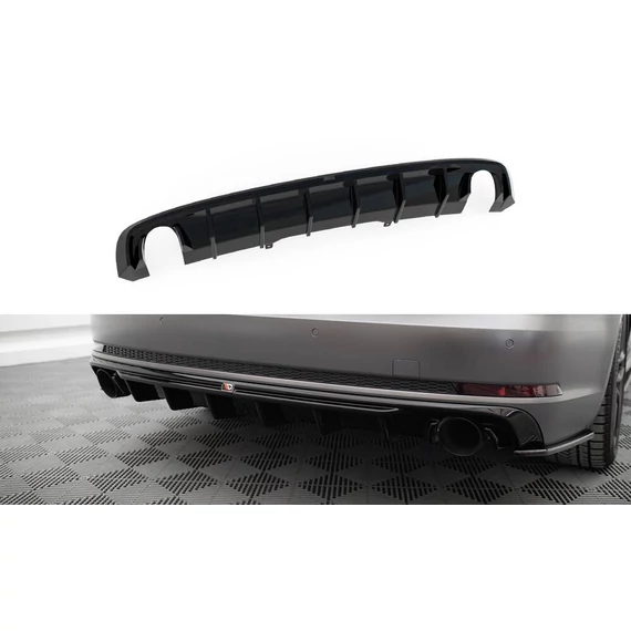 Hátsó Diffúzorok Audi A4 S-line B9 (Version with single exhaust tips on both sides)