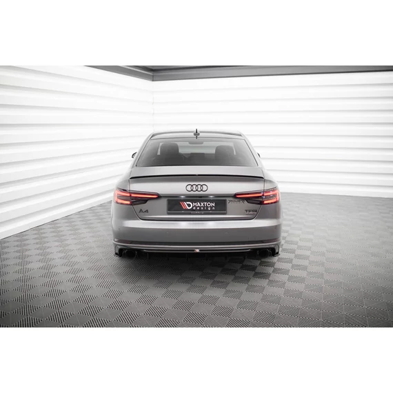 Hátsó Diffúzorok Audi A4 S-line B9 (Version with single exhaust tips on both sides)