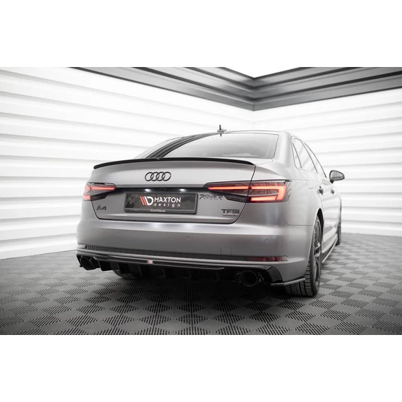 Hátsó Diffúzorok Audi A4 S-line B9 (Version with single exhaust tips on both sides)