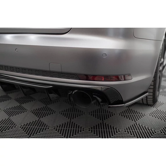 Hátsó Diffúzorok Audi A4 S-line B9 (Version with single exhaust tips on both sides)