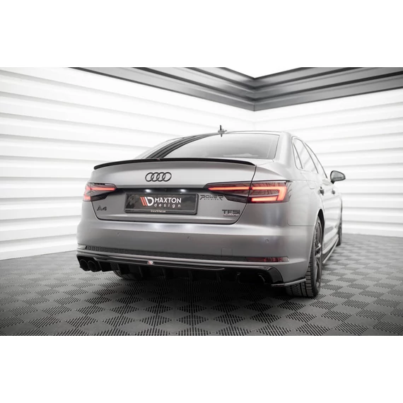 Hátsó Diffúzorok Audi A4 S-line B9 (Version with dual exhaust tips on one side)