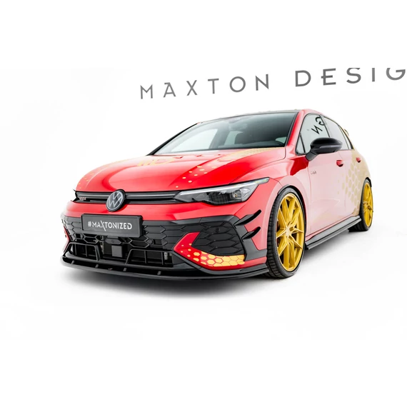 Első Splitter V.2 Volkswagen Golf GTI Clubsport Mk8 Facelift