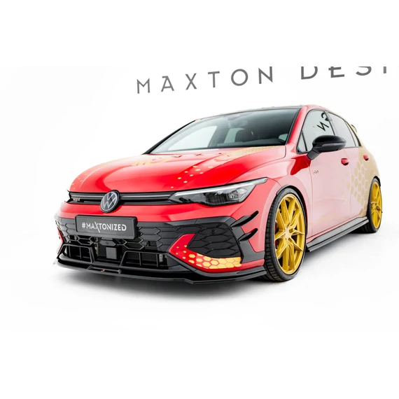 Első Splitter V.3 Volkswagen Golf GTI Clubsport Mk8 Facelift