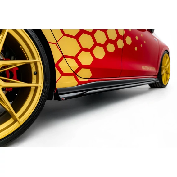 Side Skirts Diffusers V.1 Volkswagen Golf GTI Clubsport Mk8 Facelift