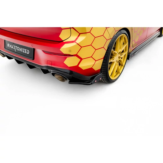 Hátsó Oldalsó Splitter V.1 + Flaps Volkswagen Golf 8 GTI Clubsport
