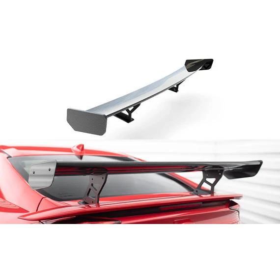 Carbon Spoiler With Internal Brackets Uprights Honda Civic SI Mk10