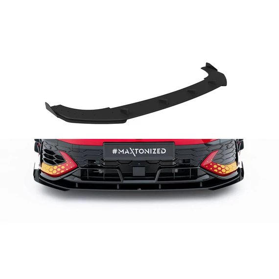 Street Pro Első Splitter + Flaps Volkswagen Golf GTI Clubsport Mk8 Facelift