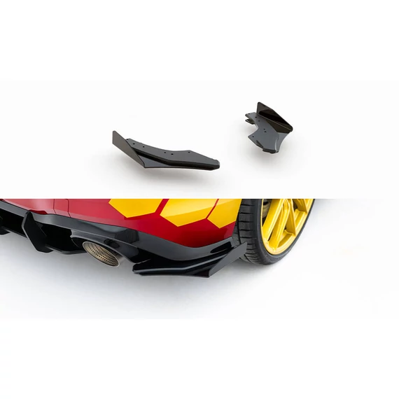 Racing Durability Hátsó Oldalsó Splitter + Flaps Volkswagen Golf 8 GTI Clubsport