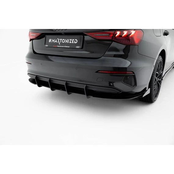 Street Pro Rear Diffuser + Flaps Audi A3 Sedan 8Y