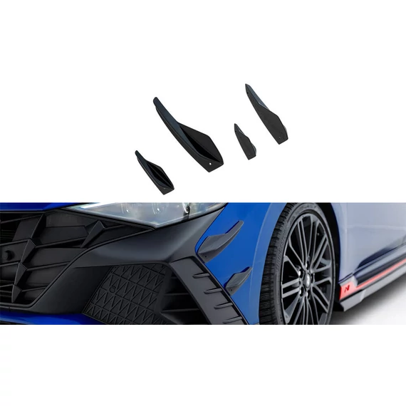 Front Bumper Wings (Canards) Hyundai Elantra N Mk7