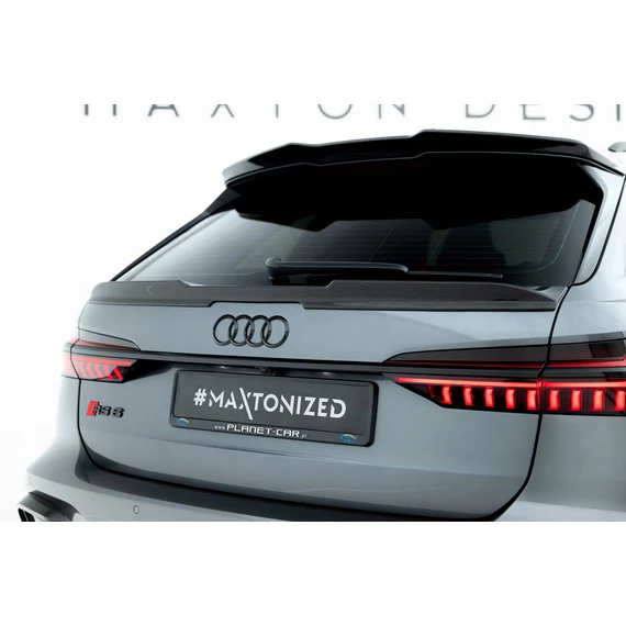 Prepreg Carbon Fiber Tailgate Spoiler (Lower) Audi RS6 C8