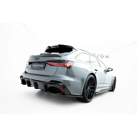 Prepreg Carbon Fiber Tailgate Spoiler (Lower) Audi RS6 C8