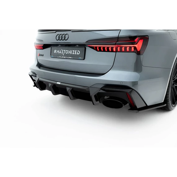 Prepreg Carbon Fiber Rear Diffuser Audi RS6 / RS7 C8  (version without towbar)
