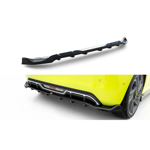 Rear Splitter (with vertical bars) Abarth 500e
