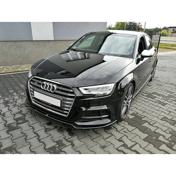 Első Splitter V.2 Audi S3 / A3 S-Line 8V FL Sedan