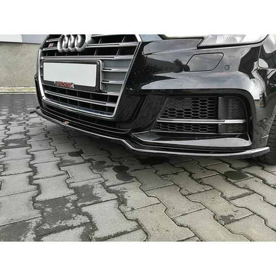 Első Splitter V.2 Audi S3 / A3 S-Line 8V FL Sedan