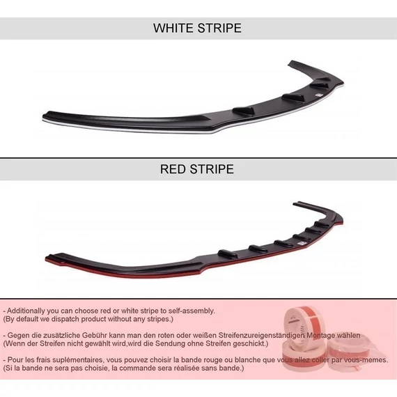 Központi Hátsó SPLITTER ALFA ROMEO 159 (with vertical bars)