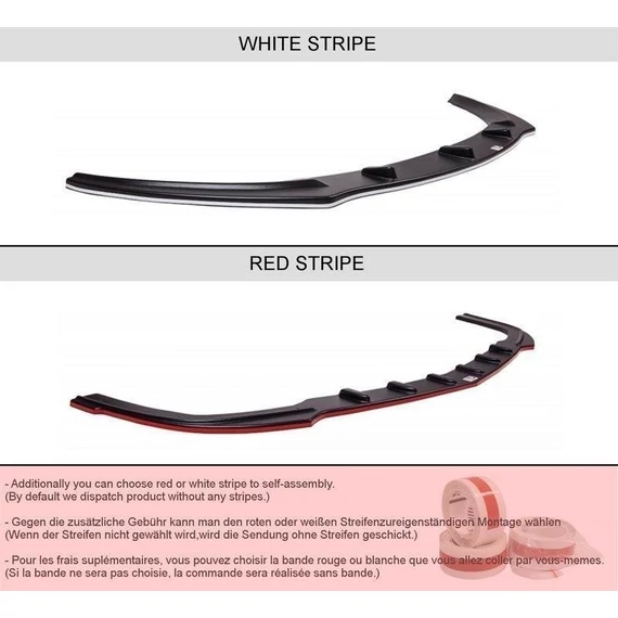 Központi Hátsó SPLITTER ALFA ROMEO 159 (without vertical bars)