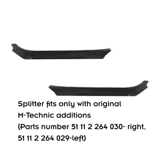 Első Splitter V.2 BMW M3 E36