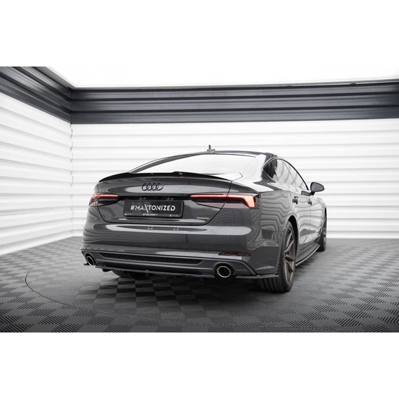 Központi Hátsó SPLITTER Audi A5 F5 S-Line (with vertical bars)