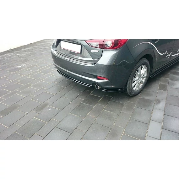 Központi Hátsó SPLITTER Mazda 3 BM (Mk3) Facelift (without vertical bars)