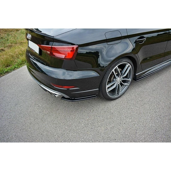 Hátsó Oldalsó Splitter Audi S3 / A3 S-Line 8V FL Sedan