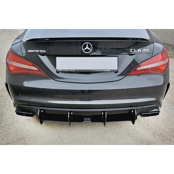 REAR DIFFUSER V.2 Mercedes CLA A45 AMG C117 Facelift