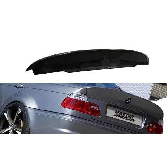 REAR SPOILER / LID EXTENSION BMW 3 E46 - 4 DOOR SALOON < M3 CSL LOOK > (for painting)