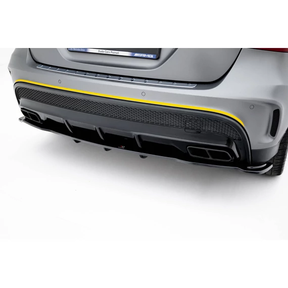 Központi Hátsó SPLITTER (WITH VERTICAL BARS) MERCEDES-BENZ GLA 45 AMG SUV (X156) PREFACE