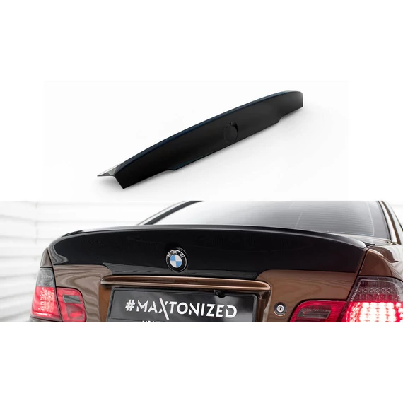 REAR SPOILER / LID EXTENSION BMW 3 E46 COUPE < M3 CSL LOOK > (FOR PAINTING)