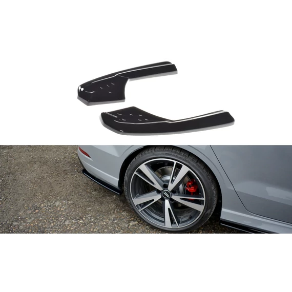 Hátsó Oldalsó Splitter Audi RS3 8V FL Sedan
